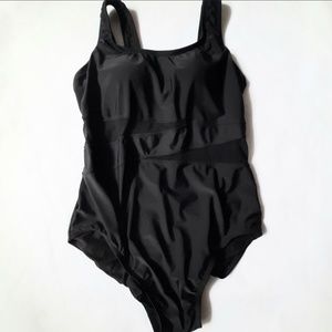 Catalina mesh panel one piece swimsuit.  M (8-10).